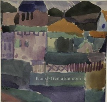 In den Häusern von St Germain Paul Klee Ölgemälde